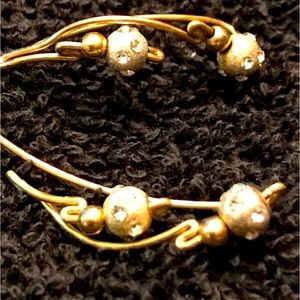 10k One of a Kind Gold Drop Earrings